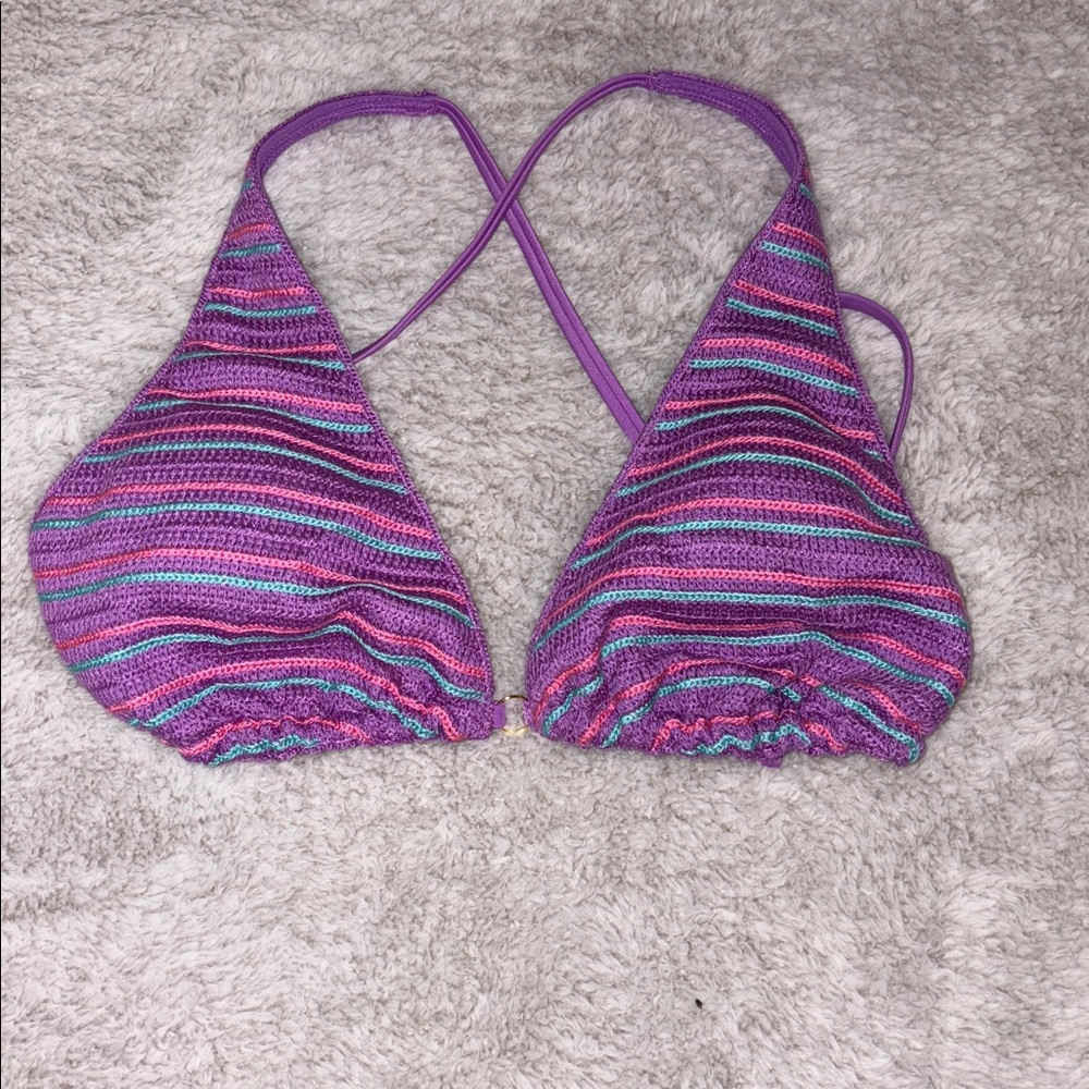 Shade & Shore Purple Bikini Top